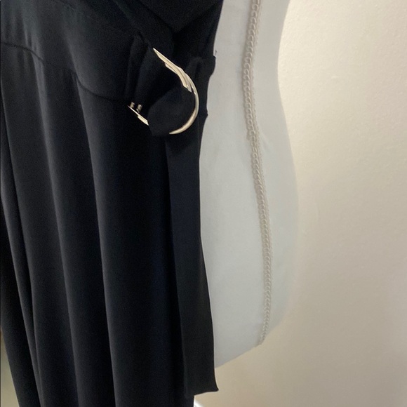 SET:Soft and silky WHBM Black Jumpsuit with Wide Legs - Picture 3 of 5